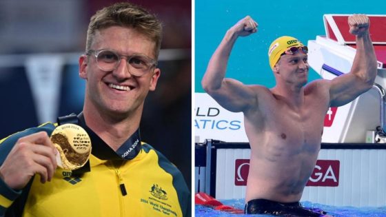 Australia’s Sam Williamson wins breakthrough 50m breakstroke gold at world swimming champs – MASHAHER