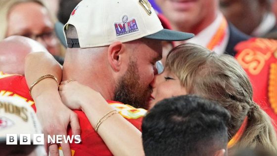 Watch: Kelce and Swift celebrate at the Super Bowl – MASHAHER