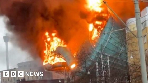 Sweden water park: Video shows huge fire engulfing newly built attraction – MASHAHER