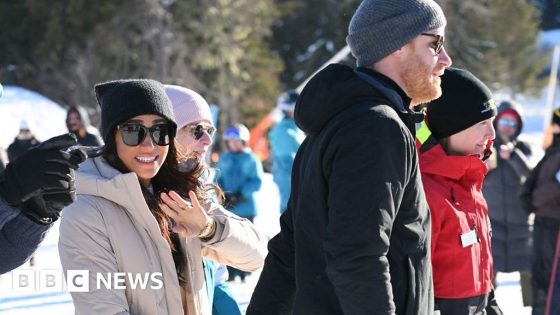 Prince Harry tries a sit-ski on the slopes in Canada – MASHAHER