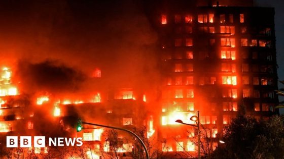 People feared trapped in Spain high-rise fire – MASHAHER