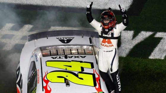 Daytona 500 is never fair, but Byron’s victory is no fluke – MASHAHER