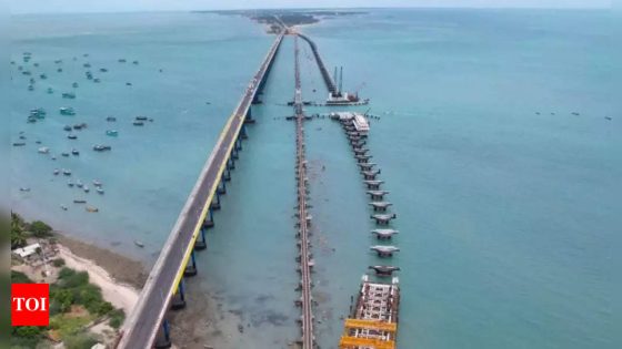 Pamban Bridge Nears Completion: India’s First Vertical Lift Railway Bridge | India Business News – MASHAHER