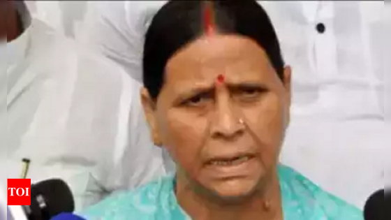 Former Bihar CM Rabri Devi hits out at turncoats, calls them ‘shameless’ | India News – MASHAHER