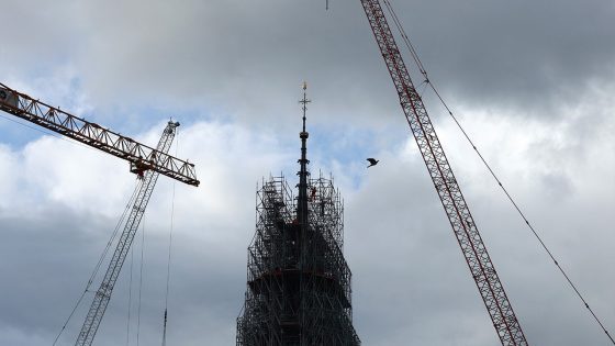 The scaffolding atop the Paris’ Notre Dame Cathedral was removed – MASHAHER