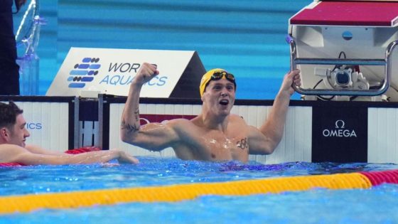 Cooper wins backstroke gold for Australia at worlds – MASHAHER