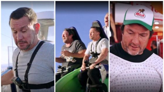 Matty Johns, Gorden Tallis terrified by Las Vegas’ X-Scream rollercoaster, watch full episode – MASHAHER