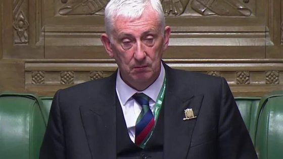 Emotional Speaker Sir Lindsay Hoyle says he is ‘guilty of looking after MPs’ facing ‘frightening’ threats | Politics News – MASHAHER