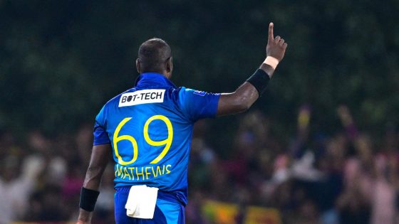 Mathews gives Sri Lanka unassailable 2-0 lead over Afghanistan in T20 series – MASHAHER