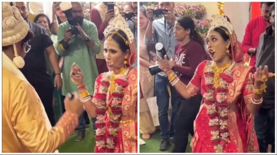 Bengali bride grooves to Taylor Swift’s ‘Love Story’ at wedding. Watch viral video – MASHAHER