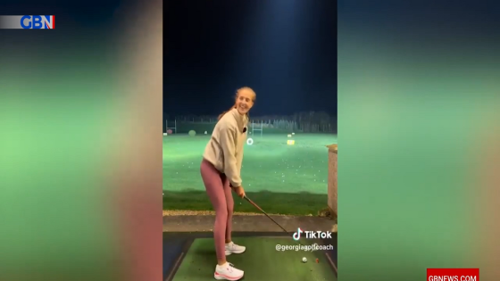 Female pro golfer films MANSPLAINER at driving range – MASHAHER