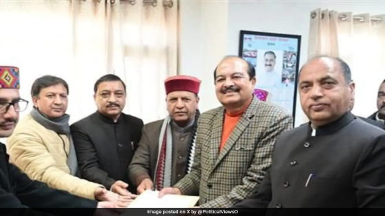 BJP Wins Rajya Sabha Poll In Himachal After Congress Cross-Voting – MASHAHER