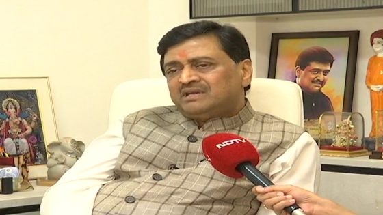 “Congress Changing Is Not The Problem, Not Changing Is”: Ashok Chavan To NDTV – MASHAHER