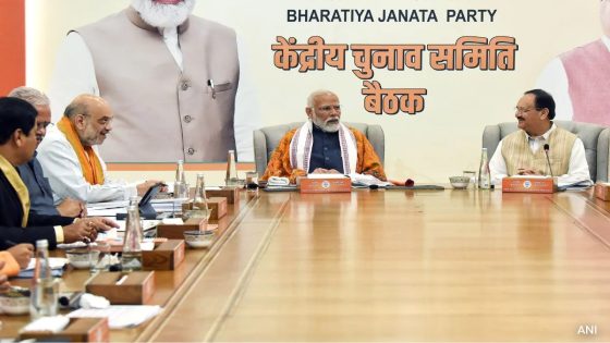 PM Narendra Modi Chairs BJP’s Top Poll Body Meet, To Pick Candidates For Lok Sabha Polls – MASHAHER