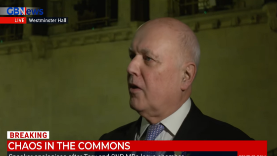 Iain Duncan Smith defends Lindsay Hoyle’s position as Speaker – MASHAHER