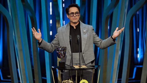 Robert Downey Jr. Thanks ‘Dude’ Christopher Nolan in BAFTAs Speech – MASHAHER