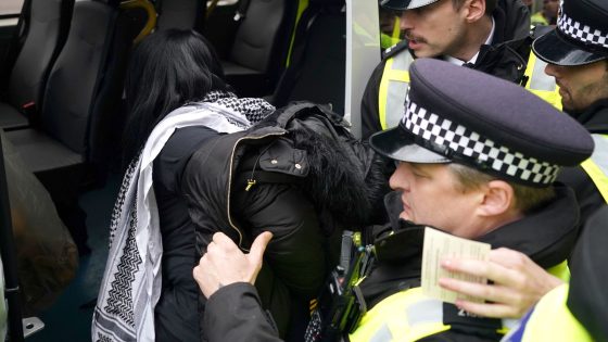 Twelve people arrested at pro-Palestine demonstration in London | UK News – MASHAHER