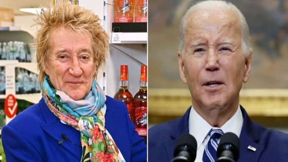 Rod Stewart taunts Biden as ‘too old’ and Trump will ‘verbally kill’ him as he wades into US election row – MASHAHER