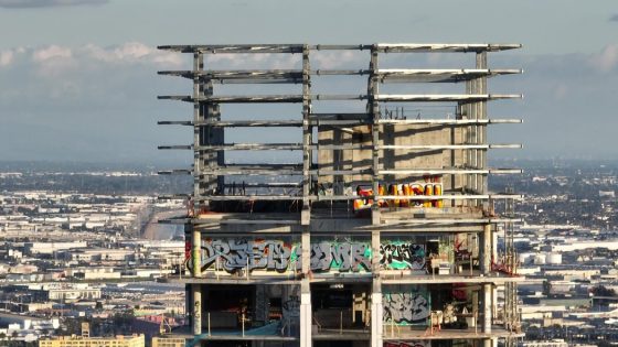 These Downtown Los Angeles Towers Became a Graffiti Skyline – MASHAHER