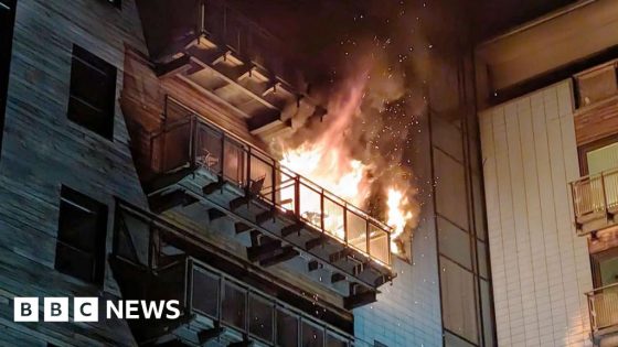 Firefighter hurt as flats evacuated in Edinburgh blaze – MASHAHER