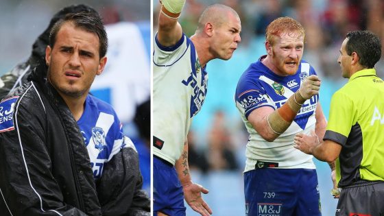 Canterbury Bulldogs vs South Sydney Rabbitohs, Josh Reynolds, 2015 Good Friday game, Bad Friday, James Graham pointing at referee, Adam Reynolds field goal – MASHAHER