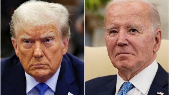 Trump shares video with image depicting Biden tied up in the back of a pickup truck – MASHAHER