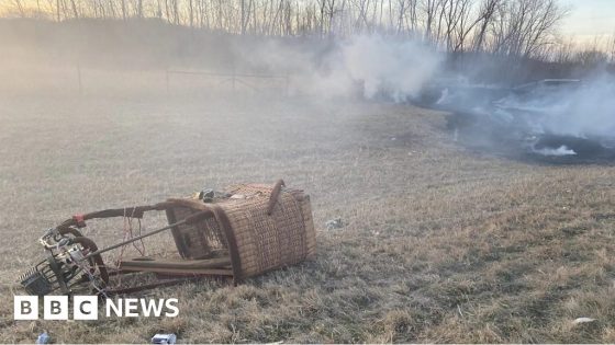 Minnesota: Hot air balloon collides with powerlines – MASHAHER