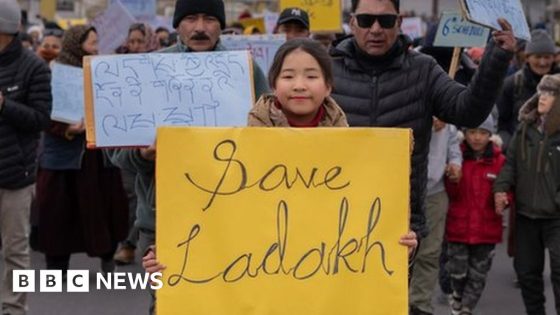 Ladakh: The thousands of Indians protesting in freezing cold – MASHAHER