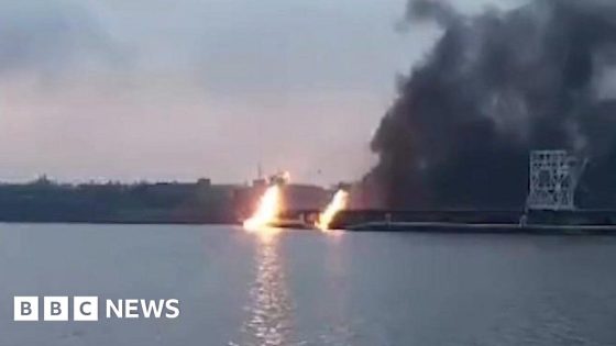 Ukraine’s largest dam ablaze after Russian strikes – MASHAHER