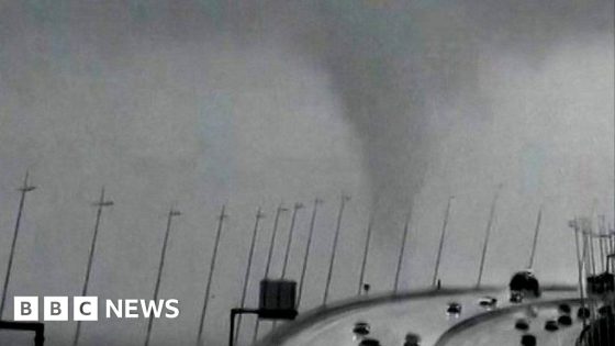 Lisbon weather: Waterspout looms over Vasco da Gama bridge – MASHAHER