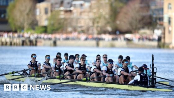 Rowers criticise Thames sewage after Boat Race – MASHAHER