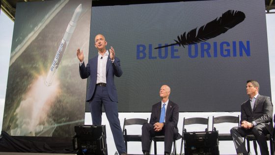 Jeff Bezos’s Blue Origin Could Race SpaceX to the Moon – MASHAHER