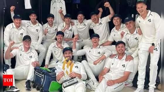 Ireland Make History with Maiden Test Victory, Surpassing India, New Zealand, and South Africa | Cricket News – MASHAHER