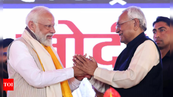 Had disappeared, but will now be with NDA forever: Nitish to PM Modi | India News – MASHAHER