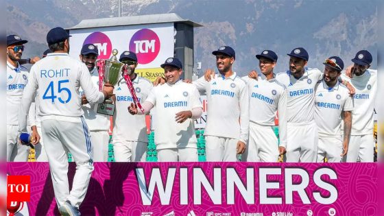 ‘As captain of this team…’: Rohit Sharma hails ‘young’ Team India in memorable series triumph. Watch | Cricket News – MASHAHER