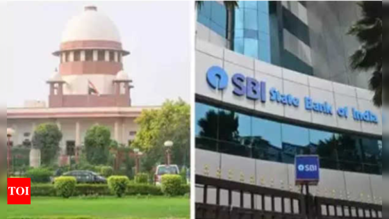 Will SBI disclose poll bond details today? | India News – MASHAHER