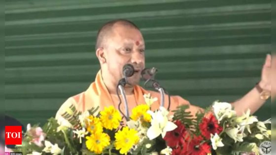 UP CM Yogi Adityanath launches development projects worth Rs 1,749 crore in Balrampur, Shravasti | Lucknow News – MASHAHER