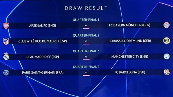 Champions League quarterfinal draw: Picks, predictions, more – MASHAHER