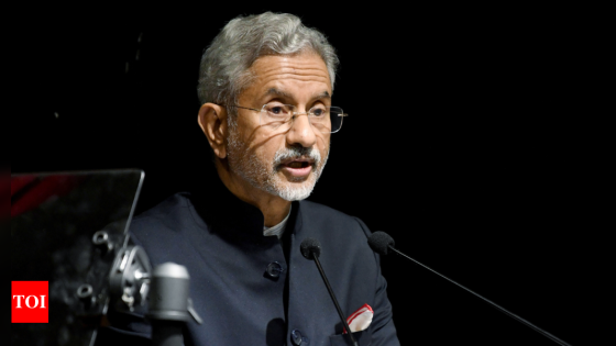 ‘Need to add security layer for supply chains’: EAM Jaishankar | India News – MASHAHER