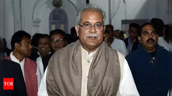 Chhattisgarh Ex-CM Bhupesh Baghel named in FIR in Mahadev Book scam case | Raipur News – MASHAHER