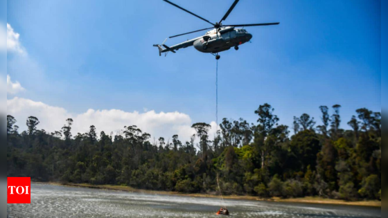 IAF’s ‘Bambi Bucket’ op helps to contain raging forest fire at Nilgiris | India News – MASHAHER