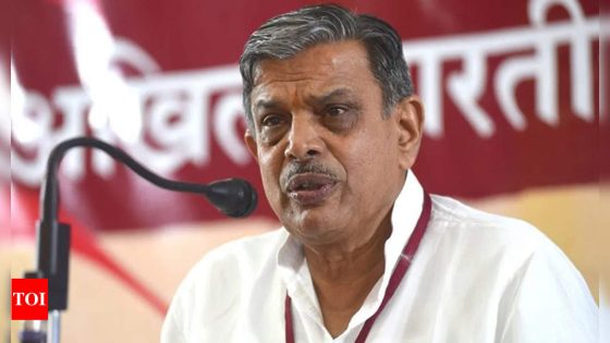 No need for Ram temple-like movement to reclaim other shrines, says Hosabale | India News – MASHAHER