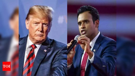 Donald Trump rules out Vivek Ramaswamy as his vice-president candidate – MASHAHER