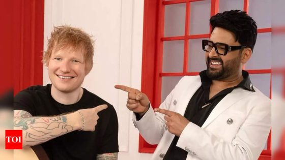 Kapil Sharma calls Ed Sheeran ‘sweetheart’; says ‘can’t wait to show the world the humorous side of yours’ | – MASHAHER