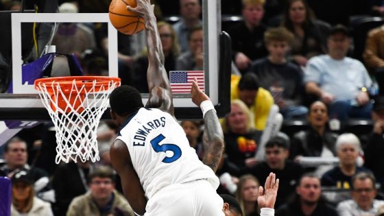 Anthony Edwards throws down monster slam as Timberwolves win – MASHAHER