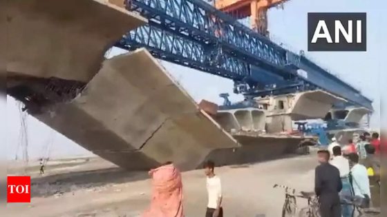 Bridge under construction collapses in Bihar’s Supaul | Patna News – MASHAHER