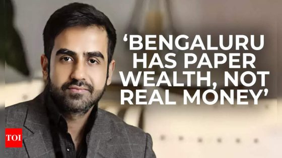 ‘It’s not real money…’: What Zerodha’s Nikhil Kamath has to say about Bengaluru’s tech companies driven paper wealth – MASHAHER