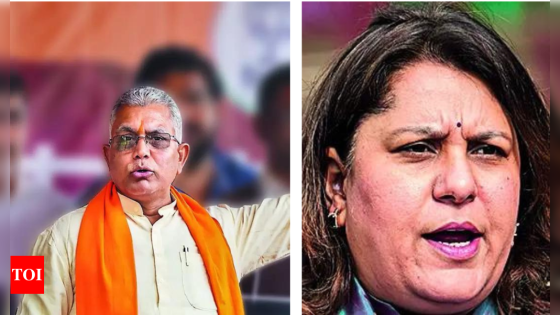 EC notice to BJP’s Ghosh, Congress’ Shrinate for ‘insulting’ women | India News – MASHAHER