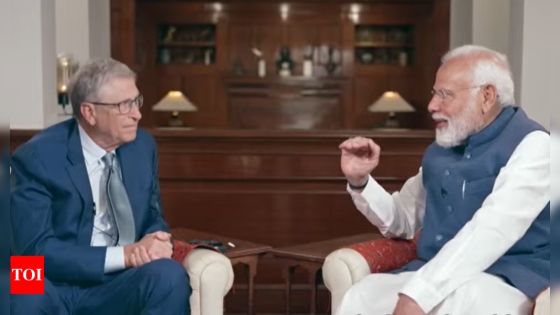 PM Narendra Modi and Bill Gates interact on AI, climate change, and women empowerment: Key points | India News – MASHAHER