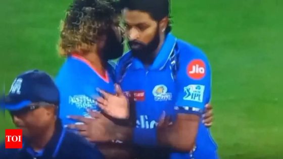 Watch: Hardik Pandya spotted refusing Lasith Malinga’s hug after Mumbai Indians’ defeat | Cricket News – MASHAHER